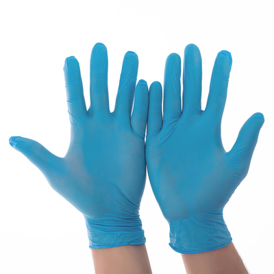 Μαύρο άσπρο μπλε νιτριλίων γαντιών ιατρικής εξέτασης μίας χρήσης προστατευτικό