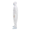 Μίας χρήσης προστατευτική φόρμα αδιάβροχο άσπρο 25gsm-70gsm PPE