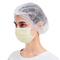 Κίτρινη μίας χρήσης προστατευτική μάσκα προσώπου για τον ενήλικο γιατρό